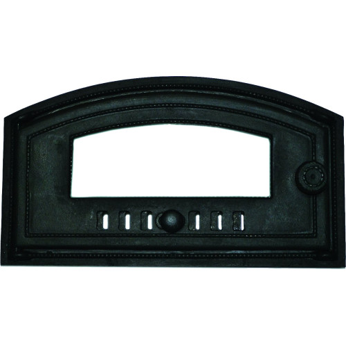 Pizza dvierka VENEZIA - ĽAVÁ, presklená - čierna