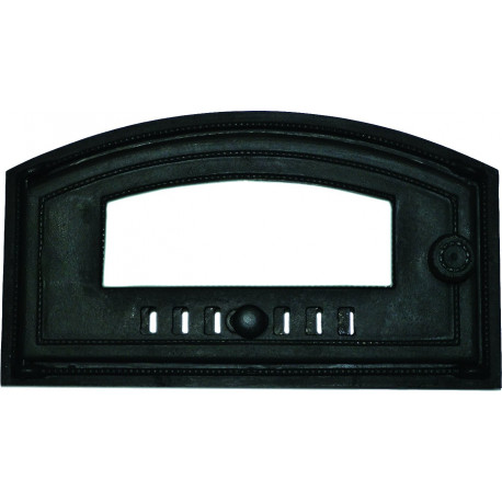 Pizza dvierka VENEZIA - ĽAVÁ, presklená - čierna