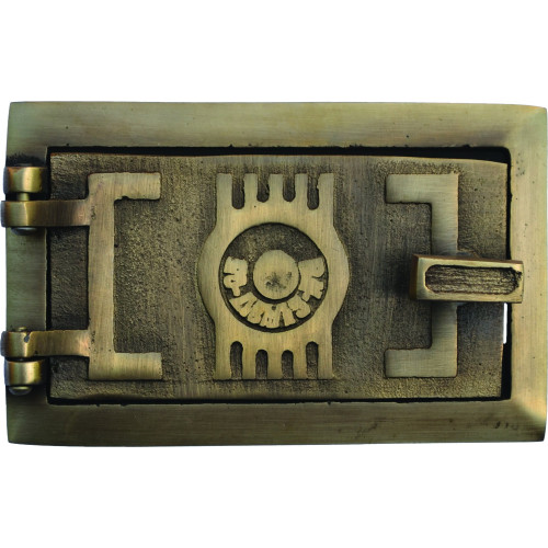 Dvierka popolníkové malé-6x3 - mosadz