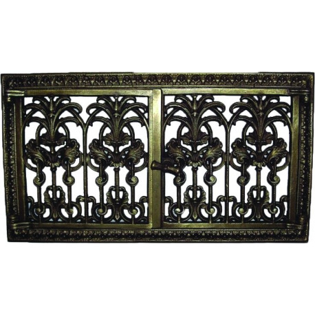 Dvierka ventilačné - 3557- mosadz