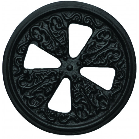 Anemostat - 3580 pr.125 mm - čierny