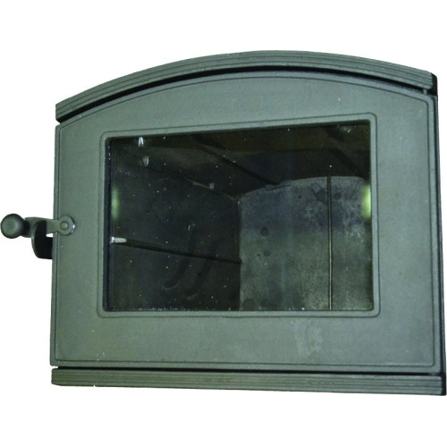 Pec liatinová PRESKLENÁ PRAVÁ -čierna