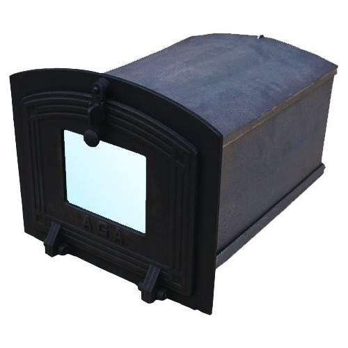 Pec liatinová MALÉ SKLO - čierna