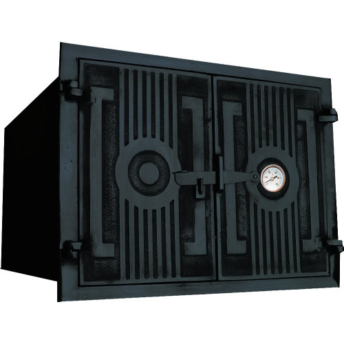 Pec liatinová - HRANA-malá- čierna-pliecko. telo + teplomer