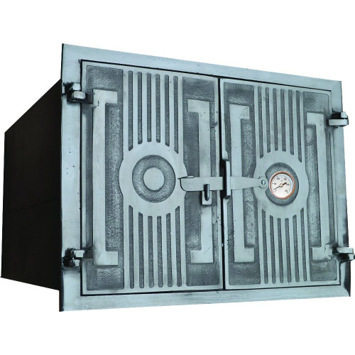 Pec liatinová - HRANA - malá-nikel+NEREZ telo+teplomer