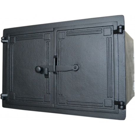 Pec liatinová - HRANA-HLADKÁ - mosadz + plech.