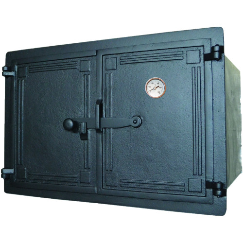 Pec liatinová - HRANA-HLADKÁ - nikel + plech. telo + teplomer