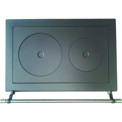 Rám liatinový s platňou - 700 x 460 s hrazdičkou