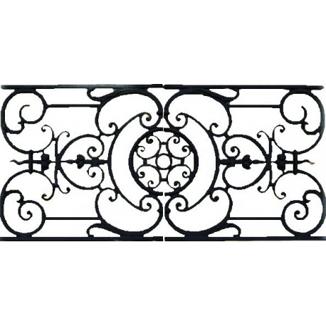 Zábradlie balkónové nr.8 - liatinové - komplet FOTO