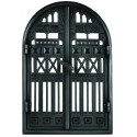 Liatinové dvierka krbové - nr.19-čierna - 360 x 550