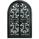 Liatinové dvierka krbové - nr.22 -čierna - 360 x 550