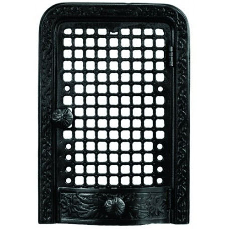 Liatinové dvierka krbové - nr.23 -čierne - 360 x 550