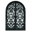 Liatinové dvierka krbové - nr.29 -čierne - 360 x 550