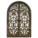 Liatinové dvierka krbové - nr.29 -mosadz - 360 x 550