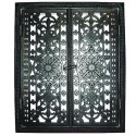 Liatinové dvierka krbové - nr.36 -čierna - 480 x 580