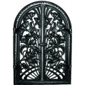 Liatinové dvierka krbové - nr.49 -čierne - 360 x 550