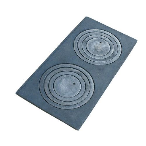 Liatinová platňa 600x300 pecia široká s 2 otvormi