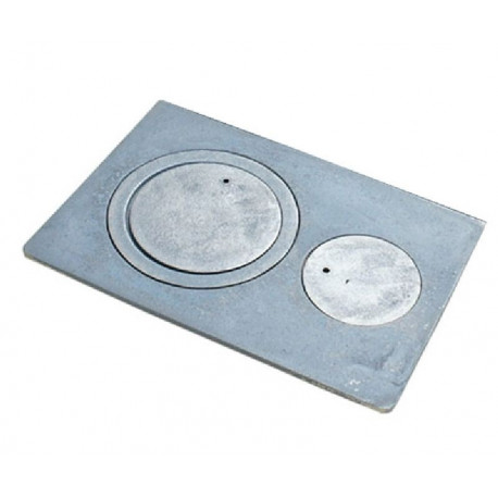 Liatinová platňa. COMFORT405x270 - nedelená 2 otvory