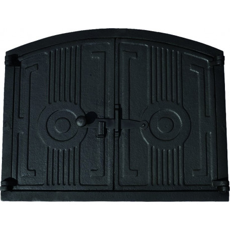 Pec liatinová - OBLÚK-čierna + NEREZ. telo