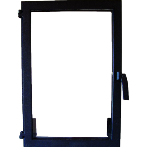 Liatinové dvierka hermetické MIRANDA - ĽAVÁ - čierna