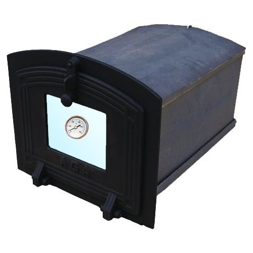 Pec liatinová MALÉ SKLO - nikel + teplomer