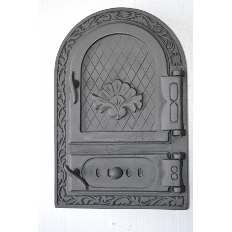 Liatinový kachľový štít - ROSANA S REGULÁCIOU