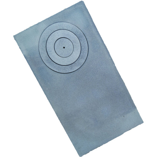 Liatinová platňa LT - 700x 400 kachľová široká s jedným otvorom - 250 mm