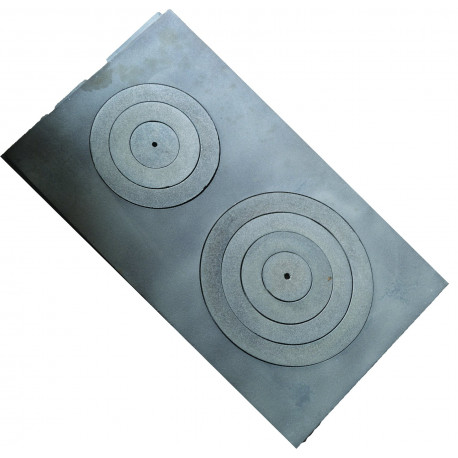 Liatinová platňa LT 700 x 400 pecia široká s 2, otvormi