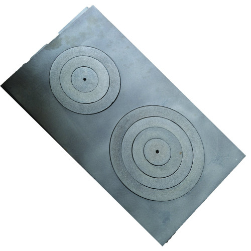 Liatinová platňa LT 760 x 455 pecia široká s 2, otvormi