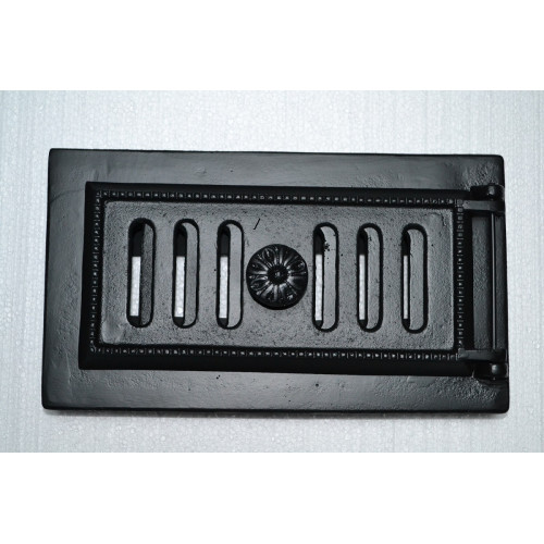 Popolníkové dvierka BAROK - čierna