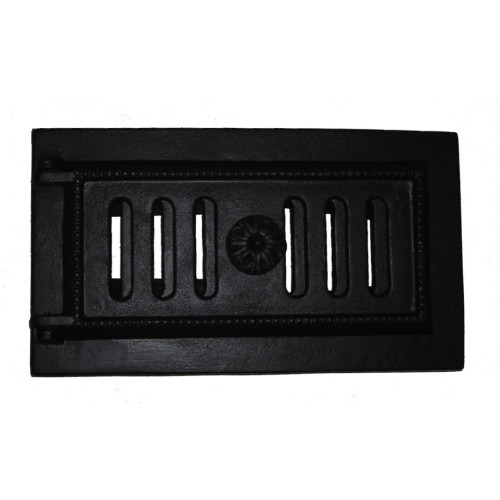 Popolníkové dvierka BAROK - čierna