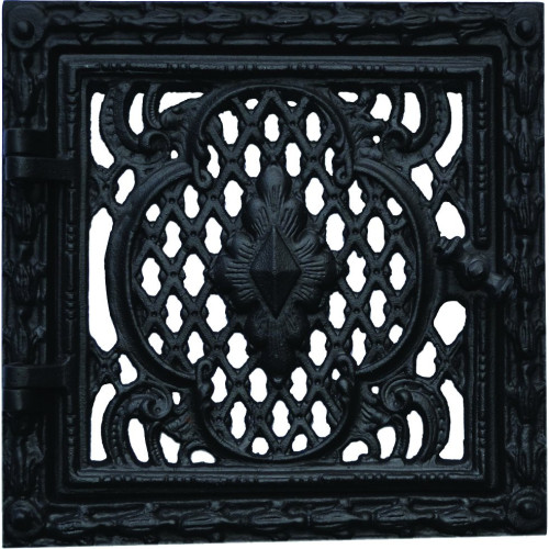 Dvierka komínové - ŠPIČKA - čierna