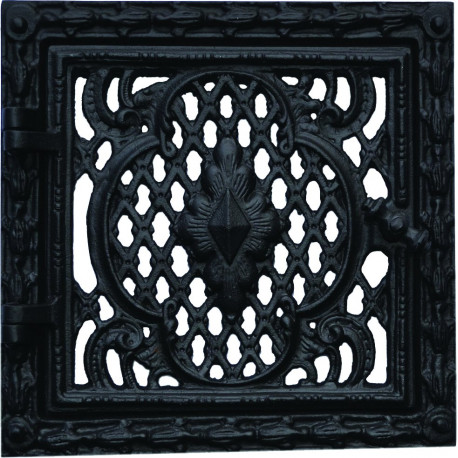 Dvierka komínové - ŠPIČKA - čierna