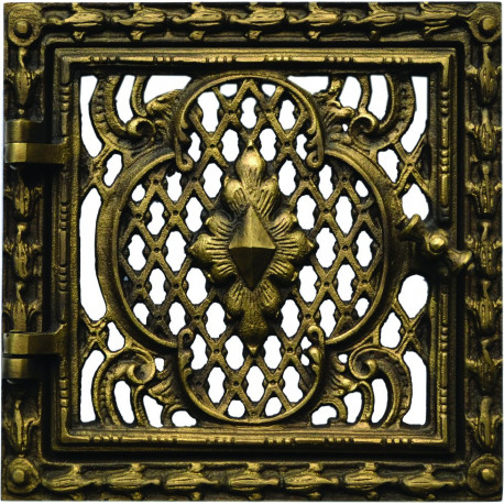 Dvierka komínové - ŠPIČKA - mosadz