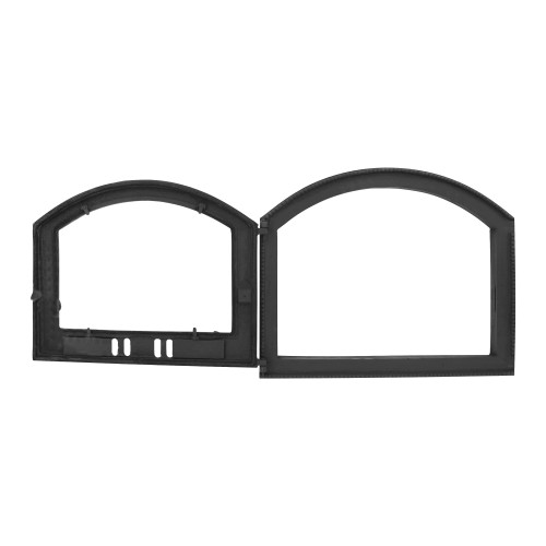 Liatinové dvierka PALOMA - ľavé -ČIERNA