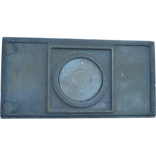 Liatinová platňa 600x300 kachľová široká s 1.otvorom