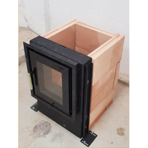 Liatinové dvierka JORIKA s jednosklom 360*470 mm