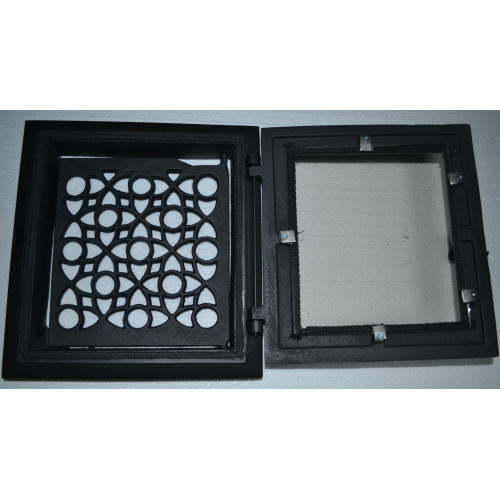 Liatinové dvierka FLAVIE - čierna