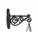 Lampa na stenu s reťazou H 03 - liatinový lampáš