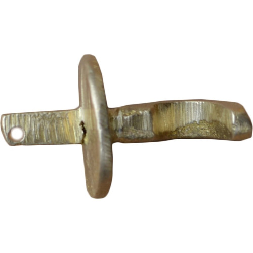 Háčik na kachľovú pec - mosadz