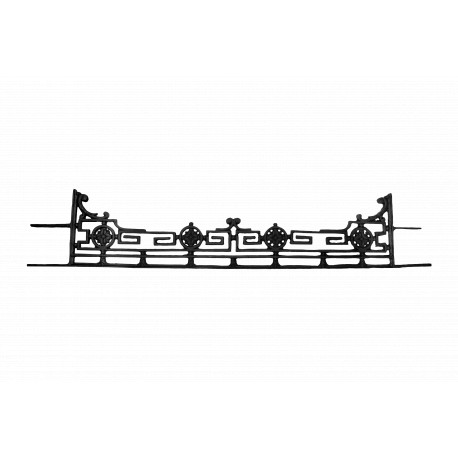 Zábradlie na okno nr.20 - liatinové