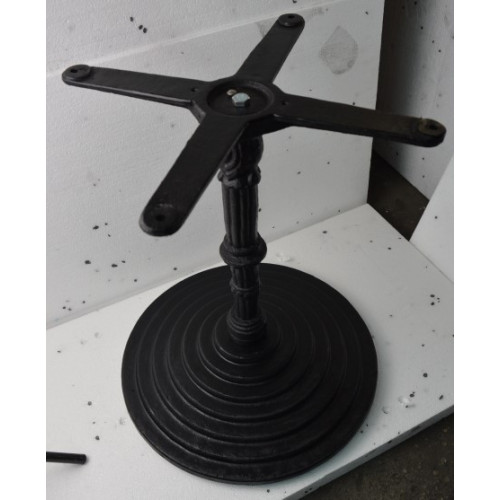 Kaviarenský stolík liatinový - I 14 - základňa kruhová