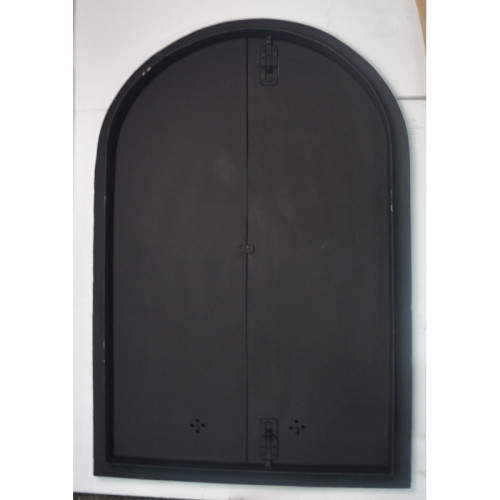 Dvierka udiarenské,pecové - ROCKY s reguláciou - 780*1150 mm - čierna