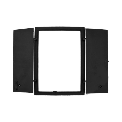 Dvierka udiarenské,pecové - ROLF - s reguláciou - 790*1160 mm - čierna