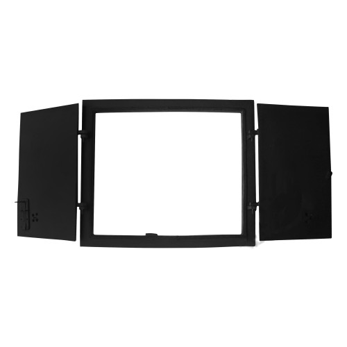 Dvierka udiarenské,pecové,chlebové - RUSH - s reguláciou - 640*550 mm - čierna