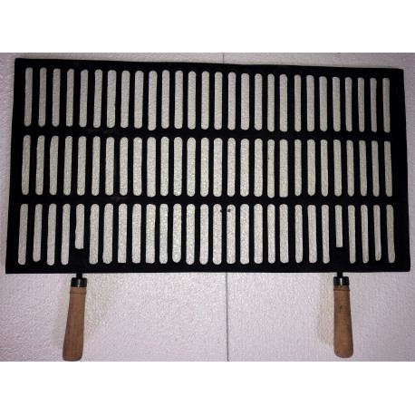 Grilovací rošt s rúčkou nr.10-veľký- 610x330 +120 rúčky / 10 mm