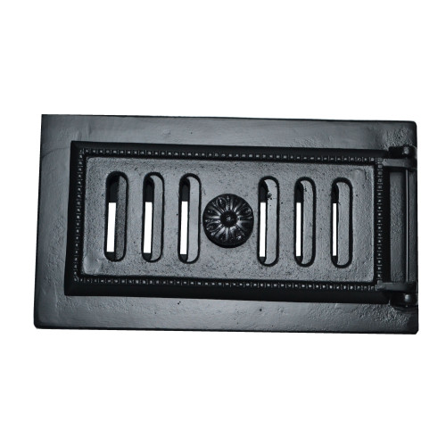 Popolníkové dvierka BAROK - čierna