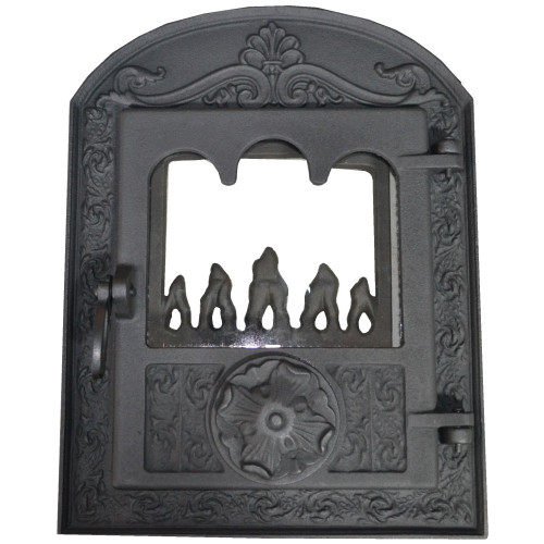 Liatinové dvierka VALÉRIA-hermetické s reguláciou vzduchu-čierna