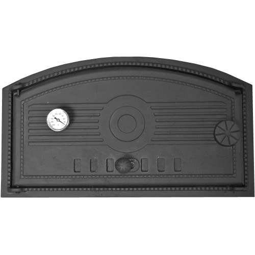 Pizza dvierka malé - TAGLIA - ĽAVÁ, plná - čierna + teplomer