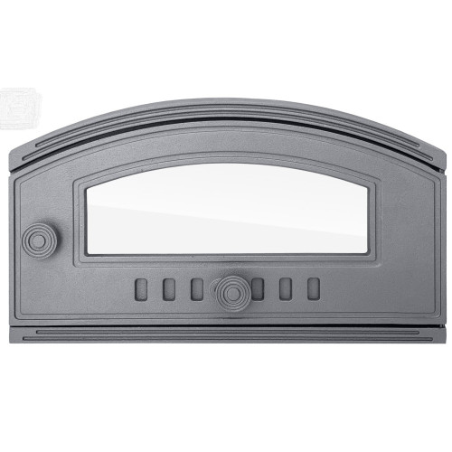 Pizza dvierka - BARI - pravá, presklená - antracit - šedá